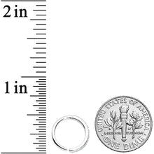 Load image into Gallery viewer, 16G 3/8 Clear CZ Gem Forward Facing Closure Ring