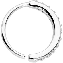 Load image into Gallery viewer, 20G 5/16 Clear CZ Gem Forward Facing Nose Hoop