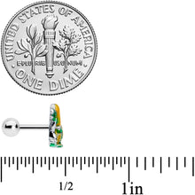Load image into Gallery viewer, 16G 1/4 Summer Corn on the Cob Cartilage Tragus Earring