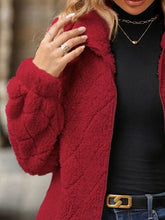 Load image into Gallery viewer, Women's Fuzzy Zip-Up Jacket with Pockets – Soft & Cozy Long Sleeve Outerwear