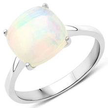 Load image into Gallery viewer, 2.90 Carat Genuine Ethiopian Opal .925 Sterling Silver Ring