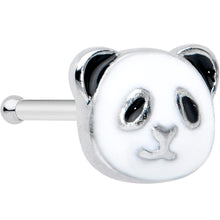 Load image into Gallery viewer, 20G 1/4 Cutie Face Panda Nose Bone