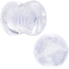 Load image into Gallery viewer, White Cloudy Quartz Double Flare Plug Set