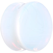 Load image into Gallery viewer, White Opalite Double Flare Plug Set