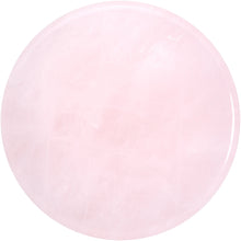 Load image into Gallery viewer, Pink Rose Quartz Round Double Flare Plug Set