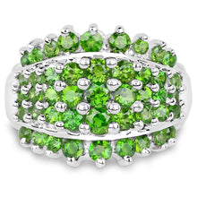 Load image into Gallery viewer, 2.48 Carat Genuine Chrome Diopside .925 Sterling Silver Ring