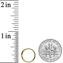 Load image into Gallery viewer, 16G 3/8 White Synth Opal Gold Hue Sleek Forward Face Segment Ring