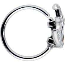Load image into Gallery viewer, 20G 5/16 Autumnal Colors Maple Leaf Nose Hoop