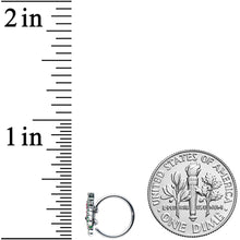 Load image into Gallery viewer, 20G 5/16 Pink Gem Openwork Butterfly Wings Nose Hoop