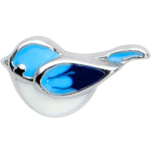 Load image into Gallery viewer, 16G 1/4 Happy Little Blue Bird Cartilage Tragus Earring