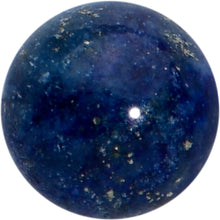 Load image into Gallery viewer, 16G 5/16 Elegant Blue Agate Internally Threaded Labret Tragus
