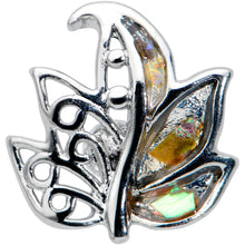 Load image into Gallery viewer, 16G 1/4 Autumnal Colors Maple Leaf Cartilage Tragus Earring