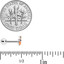 Load image into Gallery viewer, 16G 1/4 Cute Fall Fox Cartilage Tragus Earring