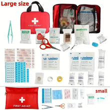 Load image into Gallery viewer, Portable First Aid Kit for Camping, Hiking & Outdoor Activities