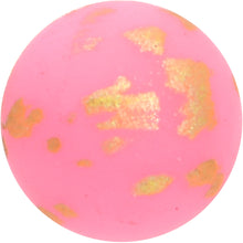 Load image into Gallery viewer, 16G 5/16 Matte Pink Splatter Pattern Labret Monroe Tragus