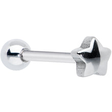 Load image into Gallery viewer, Simple Star Top Barbell Tongue Ring