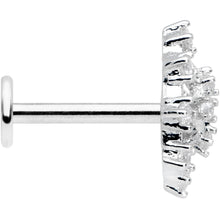 Load image into Gallery viewer, 16G 5/16 Clear CZ Gem Constellation Labret Monroe Tragus