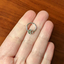 Load image into Gallery viewer, 16G 3/8 Iridescent Crescent Moon Hinged Segment Ring