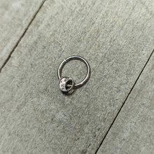 Load image into Gallery viewer, 16G 3/8 Iridescent Crescent Moon Hinged Segment Ring