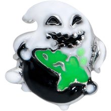 Load image into Gallery viewer, 16G 5/16 Ghost Goo Cauldron Halloween Labret Monroe Tragus