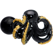 Load image into Gallery viewer, 16G 1/4 Black Understated Octopus Cartilage Tragus Earring