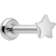 Load image into Gallery viewer, 16G 1/4 G23 Titanium Super Star Internal Thread Labret Monroe Tragus