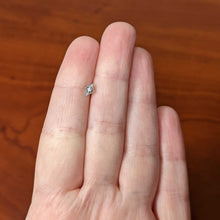 Load image into Gallery viewer, 20G 7mm Clear CZ Gem Deco Texture Rhombus L Shape Nose Ring