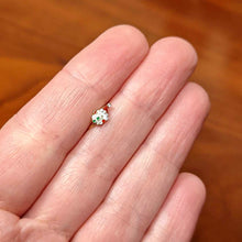 Load image into Gallery viewer, 20G 5/16 Clear Gem Gold Tone Deco Santa Christmas Nose Hoop