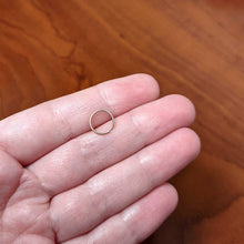 Load image into Gallery viewer, 20G 5/16 Rose Gold Tone PVD Grade 23 Titanium Bendable Hoop Ring
