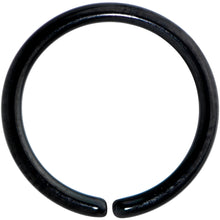 Load image into Gallery viewer, 18G 5/16 Black PVD Grade 23 Titanium Bendable Hoop Ring