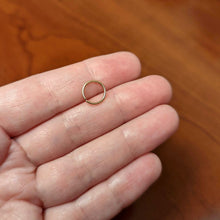 Load image into Gallery viewer, 18G 3/8 Rose Gold Tone PVD Grade 23 Titanium Bendable Hoop Ring
