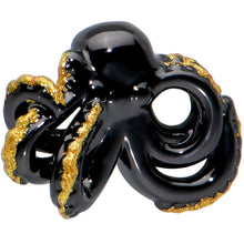 Load image into Gallery viewer, 20G 1/4 Black Understated Octopus Nose Bone