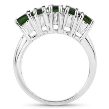 Load image into Gallery viewer, 3.25 Carat Genuine Chrome Diopside .925 Sterling Silver Ring