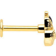 Load image into Gallery viewer, 16G 5/16 Gold Tone Mom Baby Orca Whale Labret Monroe Tragus