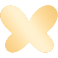Load image into Gallery viewer, 16G 5/16 Gold Tone Simple Butterfly Internal Thread Labret Tragus