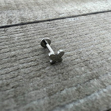 Load image into Gallery viewer, 16G 5/16 Simple Butterfly Internally Threaded Labret Monroe Tragus