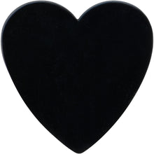 Load image into Gallery viewer, 16G 5/16 Black Simple Heart Internally Threaded Labret Tragus