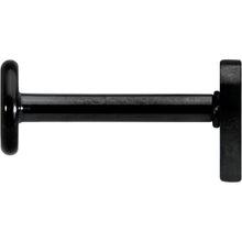 Load image into Gallery viewer, 16G 5/16 Black Simple Heart Internally Threaded Labret Tragus