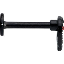 Load image into Gallery viewer, 16G 5/16 Red Gem Black Steampunk Skull Labret Monroe Tragus