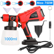 Load image into Gallery viewer, 750W Electric Paint Sprayer Handheld with 3 Spray Patterns