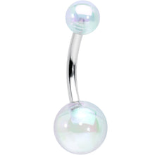 Load image into Gallery viewer, Smile Flower UV Glow Faux Opal Belly Ring Set of 4