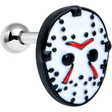 Load image into Gallery viewer, 16G 5/16 Licensed Friday the 13th Jason Mask Cartilage Tragus