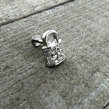 Load image into Gallery viewer, 16G 1/4 Clear CZ Gem Lock It Up Labret