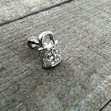 Load image into Gallery viewer, 16G 5/16 Clear CZ Gem Lock It Up Labret Monroe Tragus