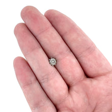 Load image into Gallery viewer, 16G 1/4 Clear Gem Starry Flower Cartilage Tragus Earring