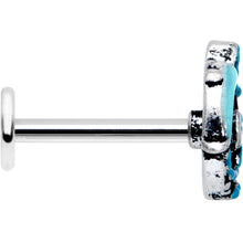 Load image into Gallery viewer, 16G 5/16 Leaping Blue Dolphin Labret Monroe Tragus