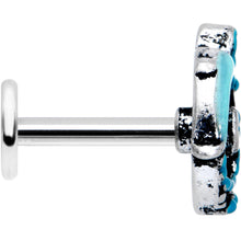 Load image into Gallery viewer, 16G 1/4 Leaping Blue Dolphin Labret