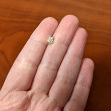 Load image into Gallery viewer, 16G 5/16 Clear CZ Gem Leafy Golden Branch Threadless Labret Tragus
