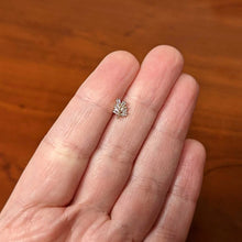 Load image into Gallery viewer, 16G 5/16 Clear CZ Gem Leafy Rosy Branch Threadless Labret Tragus