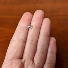 Load image into Gallery viewer, 16G 5/16 Clear CZ Gem Kissy Lips Threadless Labret Monroe Tragus
